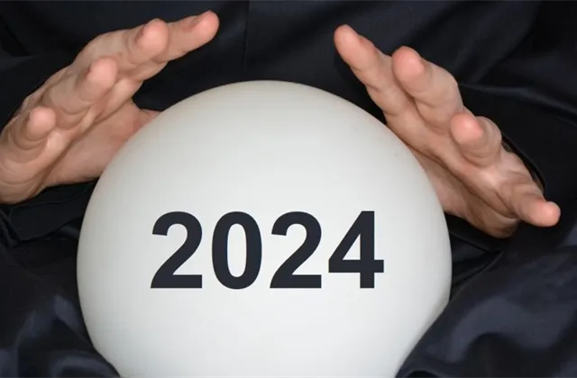 Výhled 2024, věštba, věštění, křišťálová koule - ilustrační foto